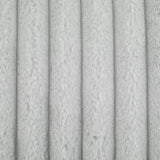 Soft Foldable Light Gray Faux-Fur Bean Bag Lounge Chair - Omega Lifestyles