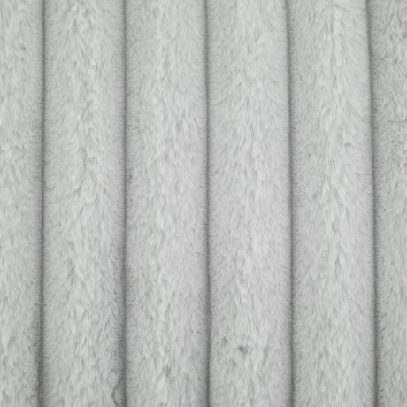 Soft Foldable Light Gray Faux-Fur Bean Bag Lounge Chair - Omega Lifestyles