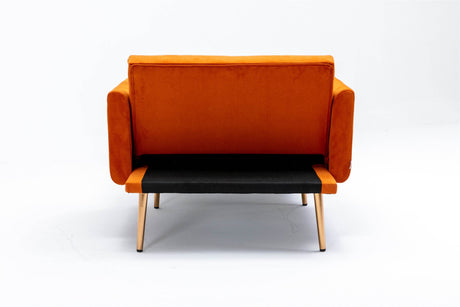 Velvet Upholstered Adjustable Accent Chair With Foam Padding - Omega Lifestyles