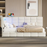 Upholstered Twin Daybed With Storage Drawers And Charging Station - Omega Lifestyles