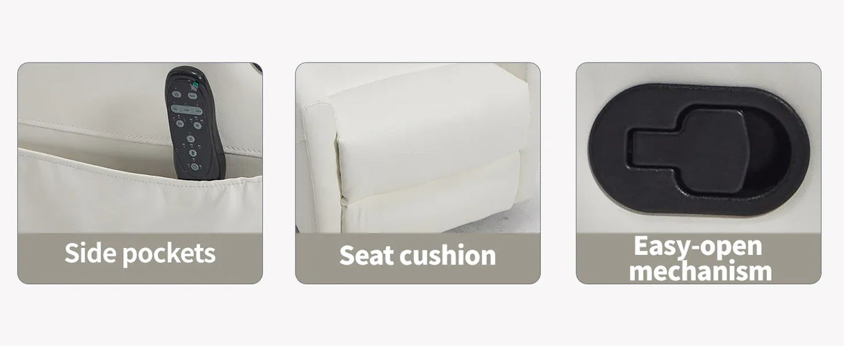 Heat Massage Recliner Chair With Swivel Rocker - Omega Lifestyles