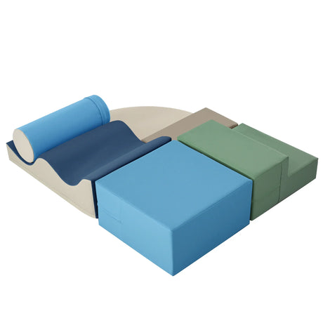 Colorful Soft Foam Kids Climb And Crawl Playset - Omega Lifestyles