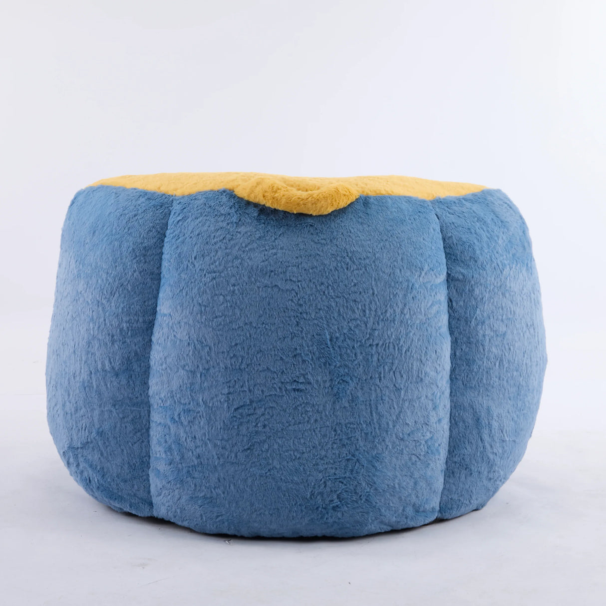 Multicolor Faux Fur Oversized Foam Filled Bean Bag Chair - Omega Lifestyles