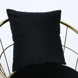 Set Of 2 Black Velvet Adjustable Height Bar Chairs - Omega Lifestyles