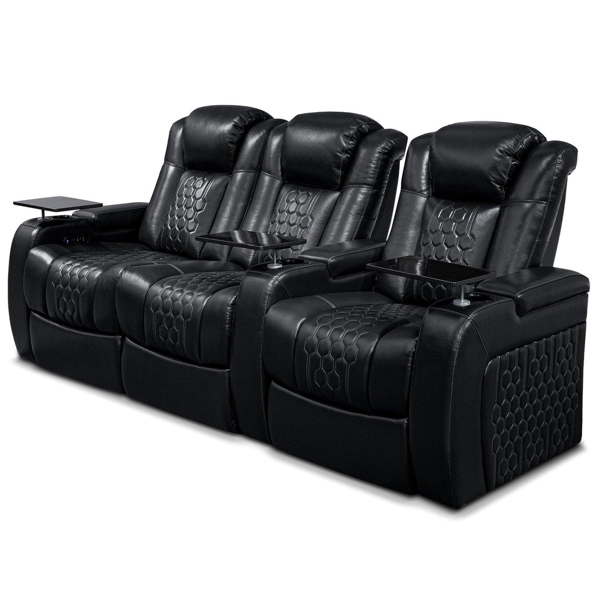 Ultra Plush Top-Grain Nappa Leather Power Recliner - Omega Lifestyles