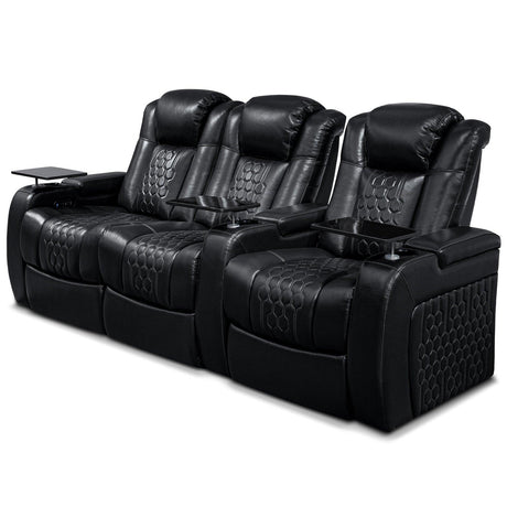 Ultra Plush Top-Grain Nappa Leather Power Recliner - Omega Lifestyles
