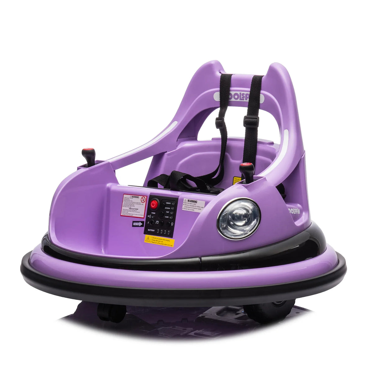12V Remote Control Kids Bumper Car With LED Lights - Omega Lifestyles