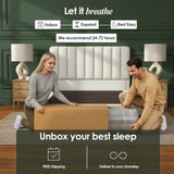 Medium 10-Inch Cooling Gel Hybrid King Mattress - Omega Lifestyles