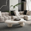 Modern 40-Inch Cloud Shaped Lacquered Coffee Table - Sleep Galleria