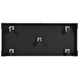 Fluted Rubber Wood Kitchen Island With Trash Can Cabinet - Omega Lifestyles