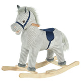 Plush Kids Rocking Horse With Realistic Sounds - Omega Lifestyles