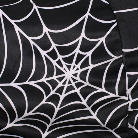 Halloween Spiderweb 3-Foot Foam Filled Fabric Bean Bag Chair - Omega Lifestyles