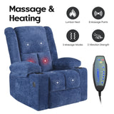 Power Lift Massage Heat Recliner Chair With USB Ports - Omega Lifestyles