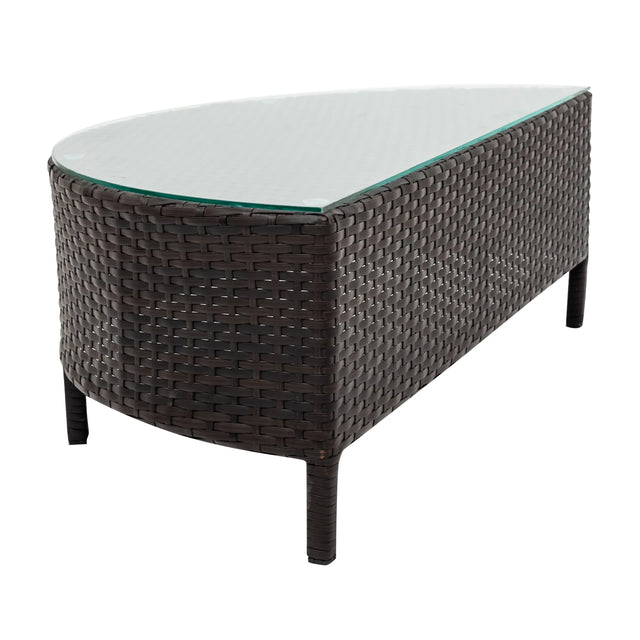 5-Piece All-Weather PE Rattan Outdoor Patio Sofa Set - Omega Lifestyles