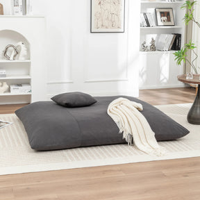 Soft Corduroy Foam Floor Bean Bag Chair - Omega Lifestyles