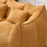 Chenille Dual Bean Bag Chair With Foam Core - Omega Lifestyles