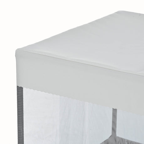 Elevated Covered PE Wicker Pet Patio Bed - Sleep Galleria