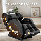 Zero Gravity Full Body Air Pressure PU Leather Massage Chair - Omega Lifestyles