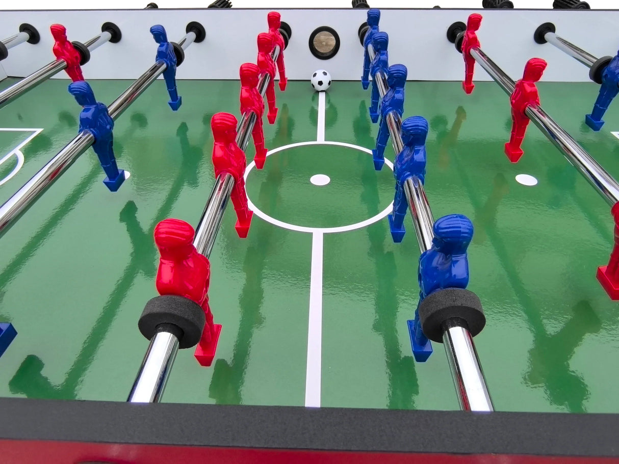 48-Inch Wood Foosball Table With MDF Steel Construction - Omega Lifestyles