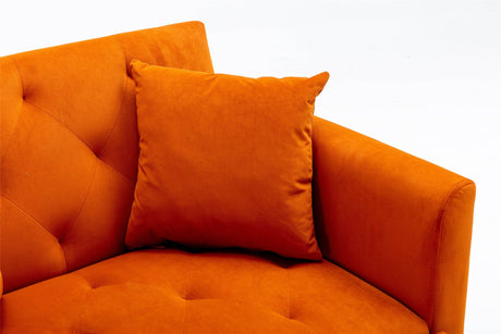 Velvet Upholstered Adjustable Accent Chair With Foam Padding - Omega Lifestyles