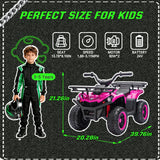 24V High-Power Kids Ride On ATV With Bluetooth - Omega Lifestyles