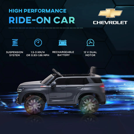 12V Licensed Chevrolet Tahoe Kids Ride-On Electric Car - Omega Lifestyles