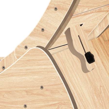Solid Wood Indoor Cat Exercise Running Wheel - Sleep Galleria