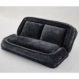Adjustable 5-Position Medium-Soft Chenille Loveseat Sofa - Omega Lifestyles