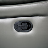 Transitional Dark Gray Leather Match Recliner Chair - Omega Lifestyles