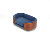 Solid Wood Elevated Orthopedic Dog Bed With Foam Cushion - Sleep Galleria