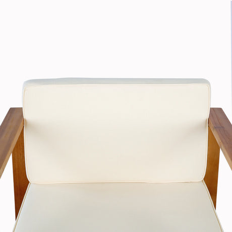 Acacia Wood Patio Dining Table And Chairs Set Of 5 - Omega Lifestyles