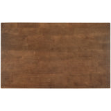 Rustic Solid Wood Kitchen Island With Open Shelves - Omega Lifestyles