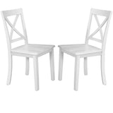 5-Piece Solid Wood Dining Table And Chairs Set - Omega Lifestyles