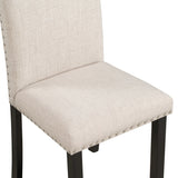 5-Piece Faux Marble Dining Table Set With Cushioned Chairs - Omega Lifestyles