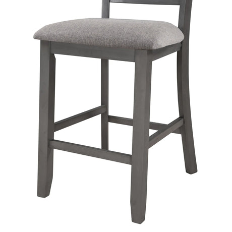 5-Piece Solid Wood Counter Height Dining Set With Chairs - Omega Lifestyles