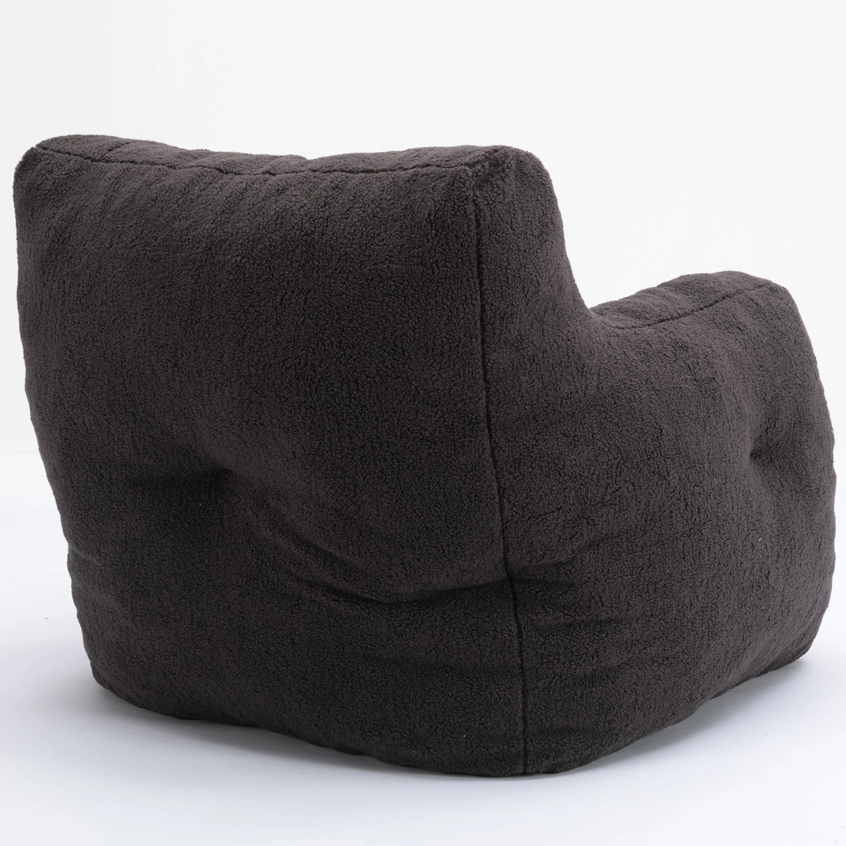 Soft Teddy Fabric Memory Foam Tufted Bean Bag Chair - Omega Lifestyles