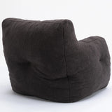 Soft Teddy Fabric Memory Foam Tufted Bean Bag Chair - Omega Lifestyles