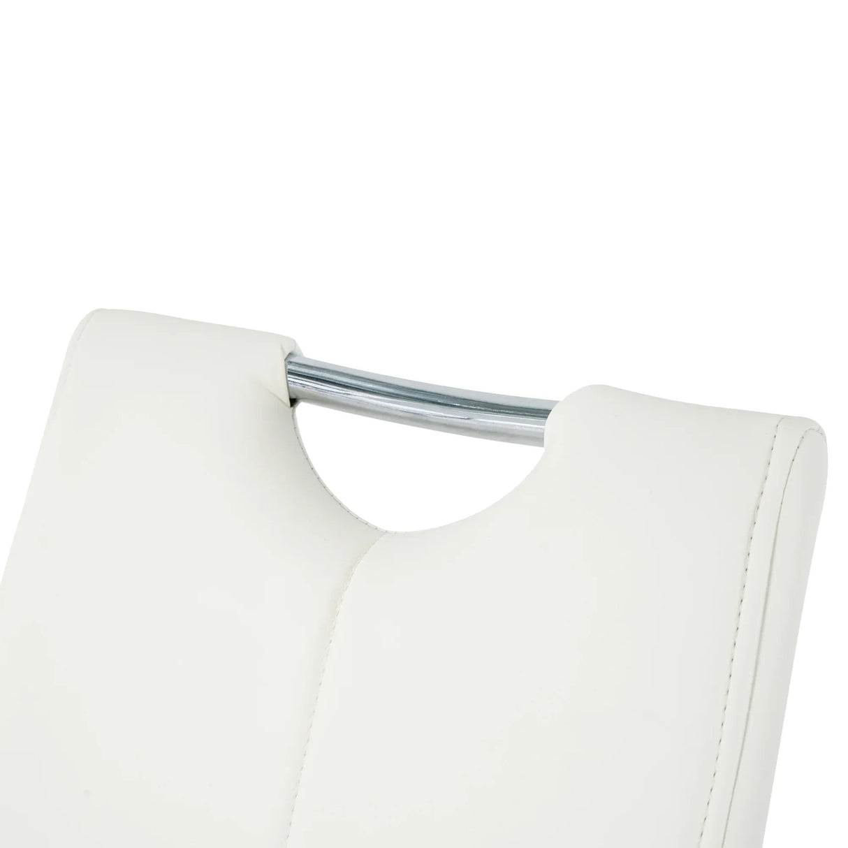 Modern Glass Dining Table With Stainless Steel Base Set - Omega Lifestyles