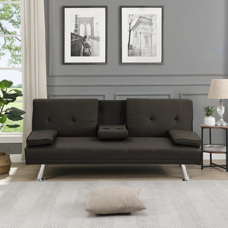 Multifunctional Reclining Sofa Bed With Armrest Holders - Omega Lifestyles