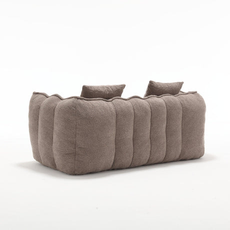Chenille High Resilience Foam Cozy Bean Bag Chair - Omega Lifestyles