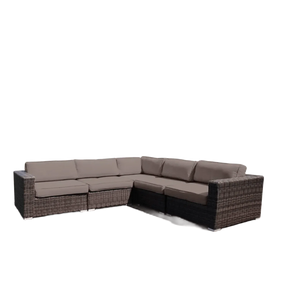 Modular L-Shaped Fully Assembled Outdoor Sectional Sofa - Omega Lifestyles
