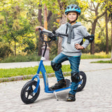 Kids Adjustable Height Big Wheel Steel Kick Scooter - Omega Lifestyles