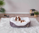Contemporary Extra Large Foam Cat Pet Bed Anthracite - Sleep Galleria