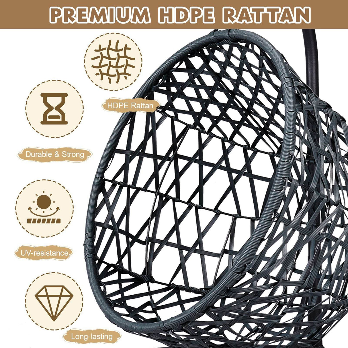 Indoor Hanging Cat Hammock Bed With Stand And Cushion - Sleep Galleria