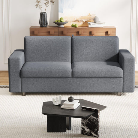 Full-Size Sleeper Sofa With Memory Foam Mattress - Omega Lifestyles