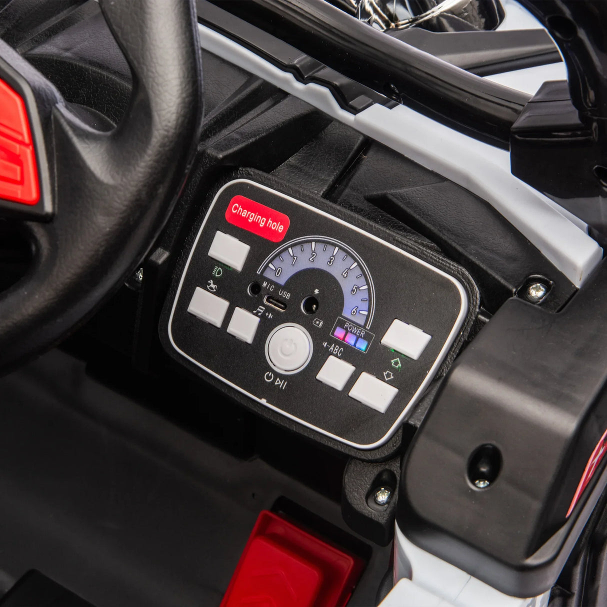 12V Kids Ride On Electric UTV With LED Lights and Music - Omega Lifestyles