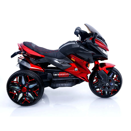 12V Kids Ride-On Motorcycle With PU Seat And Training Wheels - Omega Lifestyles