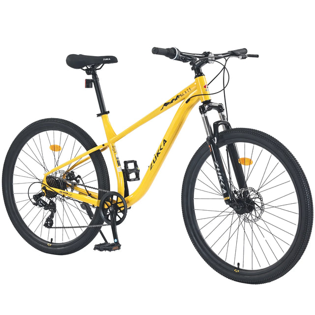 27.5-Inch 8-Speed Steel Frame Mountain Bike - Omega Lifestyles