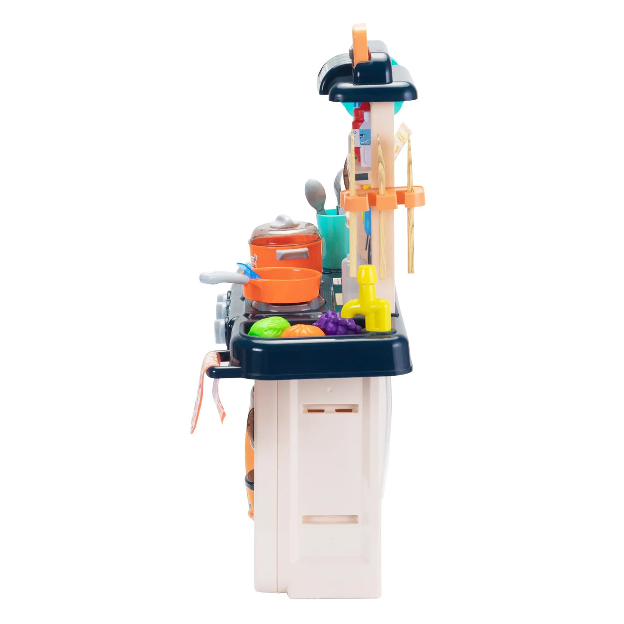 Kids Kitchen Playset With Real Sounds Light Accessories - Omega Lifestyles