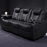 Ultra-Plush Top-Grain Nappa Leather Power Recliner - Omega Lifestyles